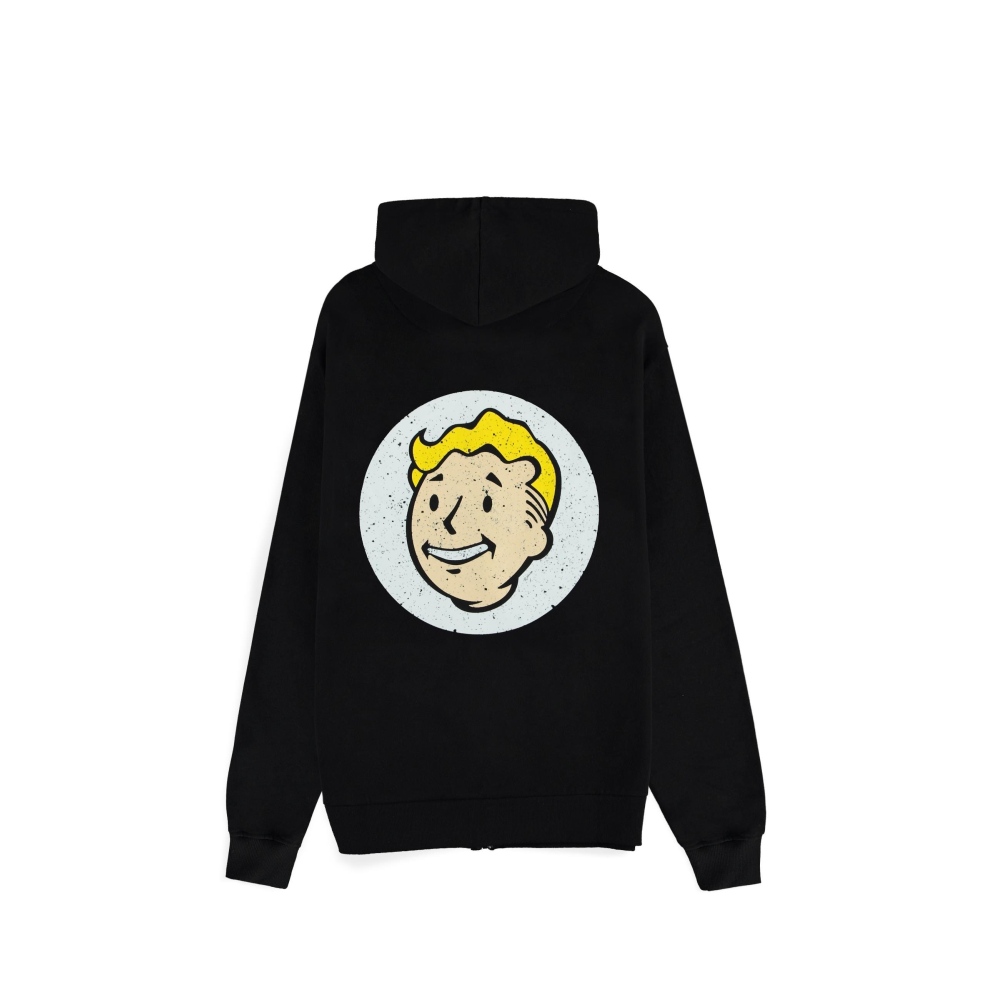Fallout - Vault Boy Vest met capuchon - Zwart